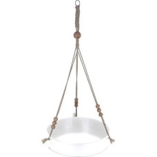 Home Styling Collection Baza dekoracyjna do małych roślin, Ø 5 x 27 cm, wisząca, kolor biały