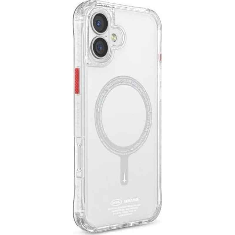 Skinarma etui Saido iPhone 16 6.1"        Magnetic Charging przezroczysty/clear