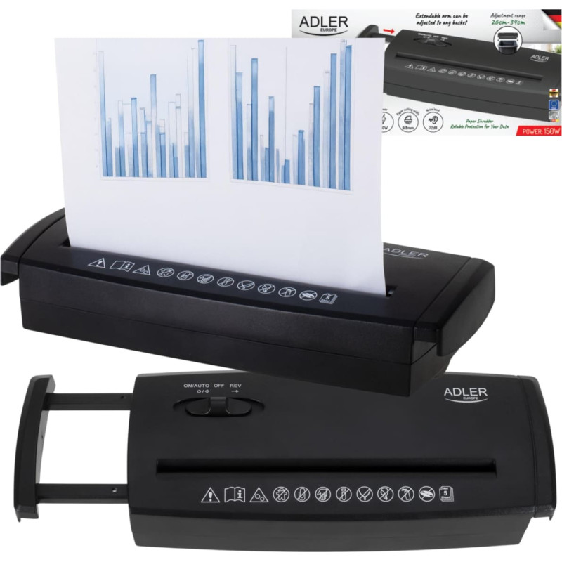 Adler Paper Shredder | AD 1040 | Black