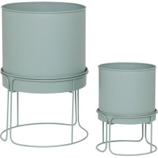 Atmosphera Donice metalowe, 2 sztuki, AZE, &Oslash; 30 cm