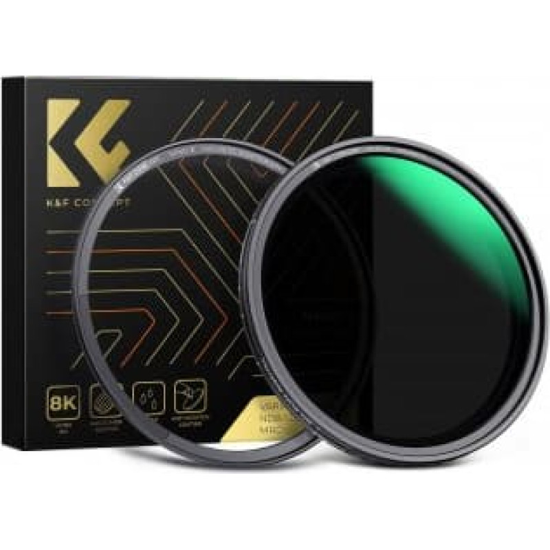 K&F Concept Filtr szary regulowany magnetyczny K&F Concept Nano-X MRC Fader ND8-128 - 77 mm