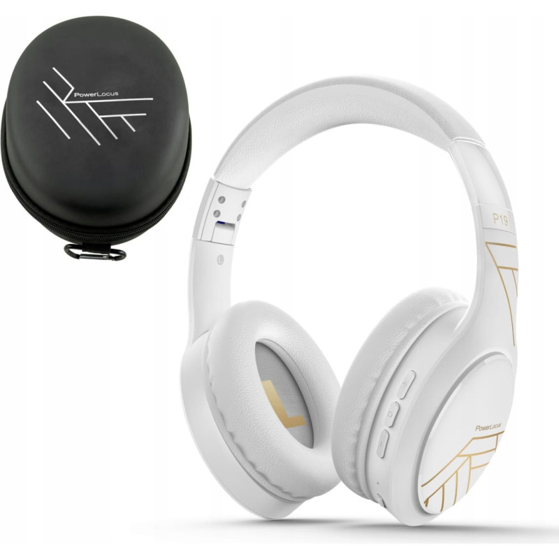 Powerlocus Słuchawki Bluetooth P19 4 tryby EQ 60 godzin składane z etui