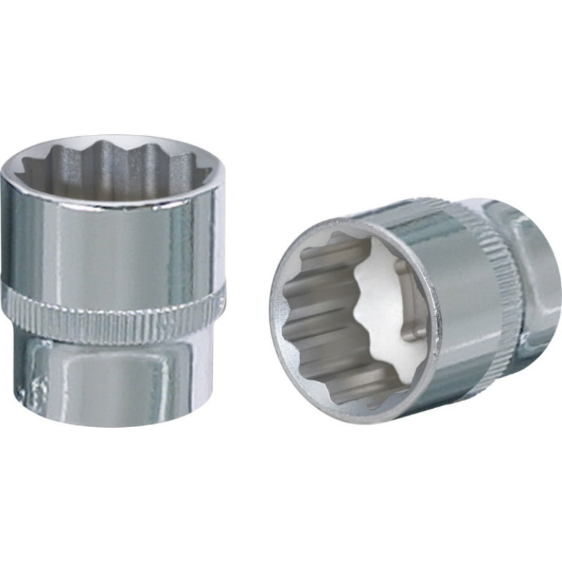 Ks Tools 12-kanšu muciņa 1/2" CHROMEplus,uz pakaramās birkas 13mm, KS Tools