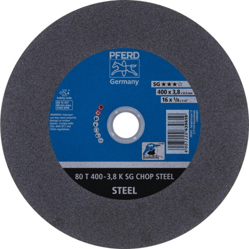 Pferd Griezējdisks SG Chop Steel 400x3,8/32,0mm, Pferd