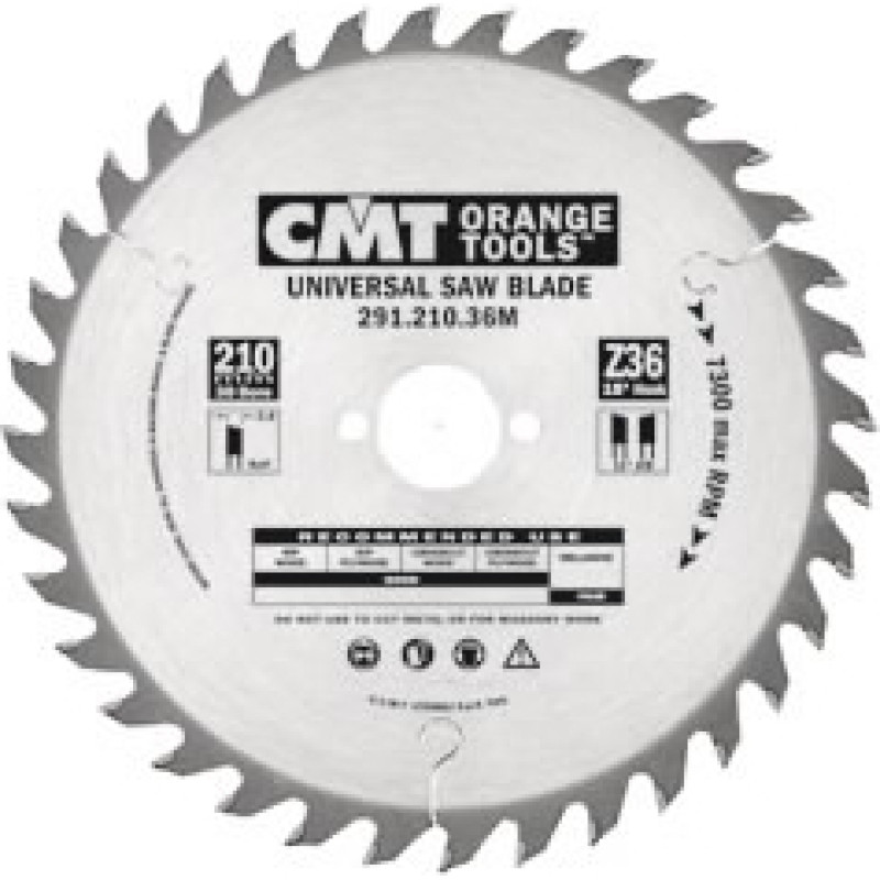 CMT Zāģripa kok 125x2.4/1,4x20mm Z20 a=15&deg; b=15&deg; ATB, CMT