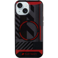 Audi Audi IML Sport MagSafe Case iPhone 15 / 14 / 13 6.1" czarny/black hardcase AU-IMLMIP15-RSQ/D2-BK