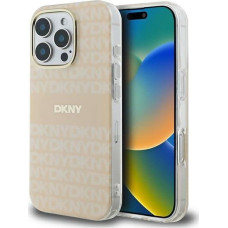 Dkny DKNY DKHMP16LHRHSEP iPhone 16 Pro 6.3" r&oacute;żowy/pink hardcase Repeat texture patern & Stripe MagSafe