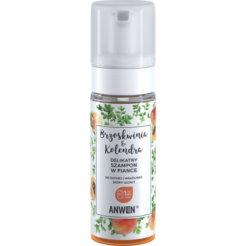 Anwen Shampoo in Peach Foam&Colendra 170ml