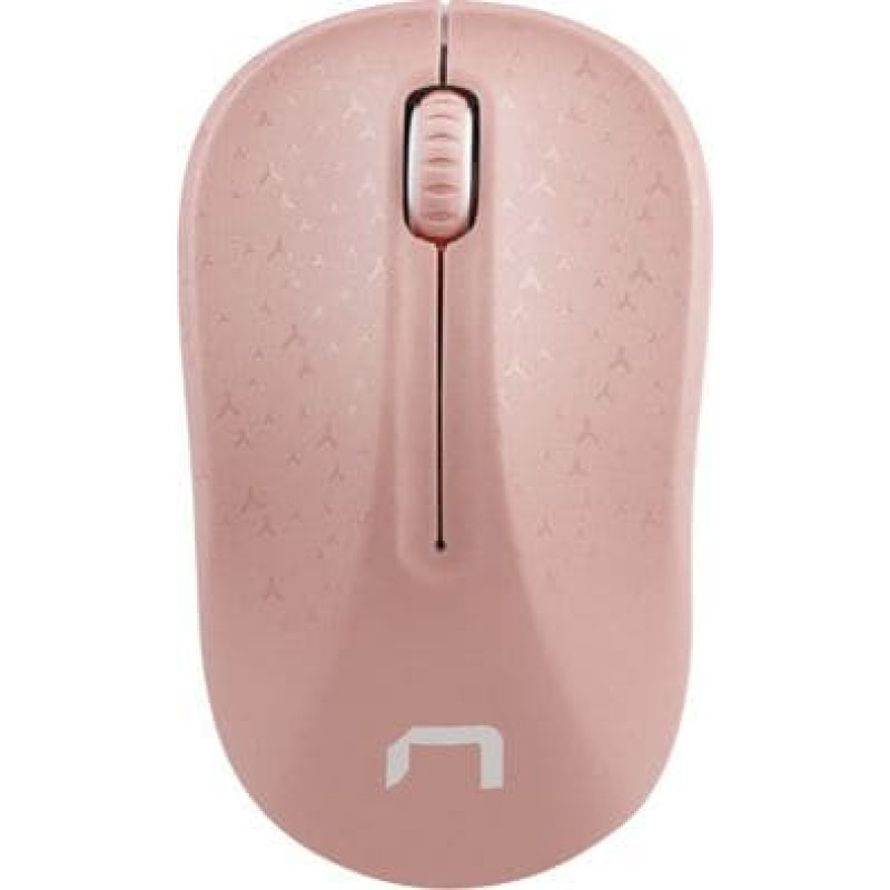 Natec Mouse, Toucan, Wireless, 1600 DPI, Optical, Pink-White | Natec | Mouse | Optical | Wireless | Pink/White | Toucan