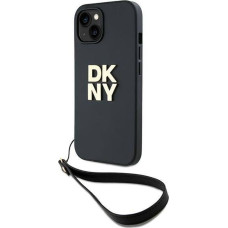 Dkny DKNY Wrist Strap Stock Logo - Etui iPhone 15 Plus (czarny)