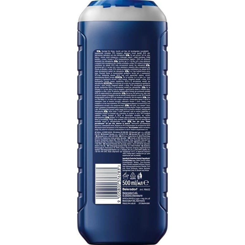 Nivea Men Total Relax Żel pod prysznic dla mężczyzn 500 ml