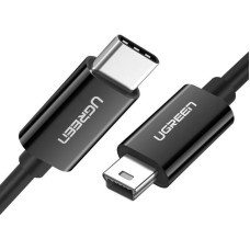 Ugreen USB cable Ugreen USB-C - miniUSB 1 m Black (UGR1134BLK)