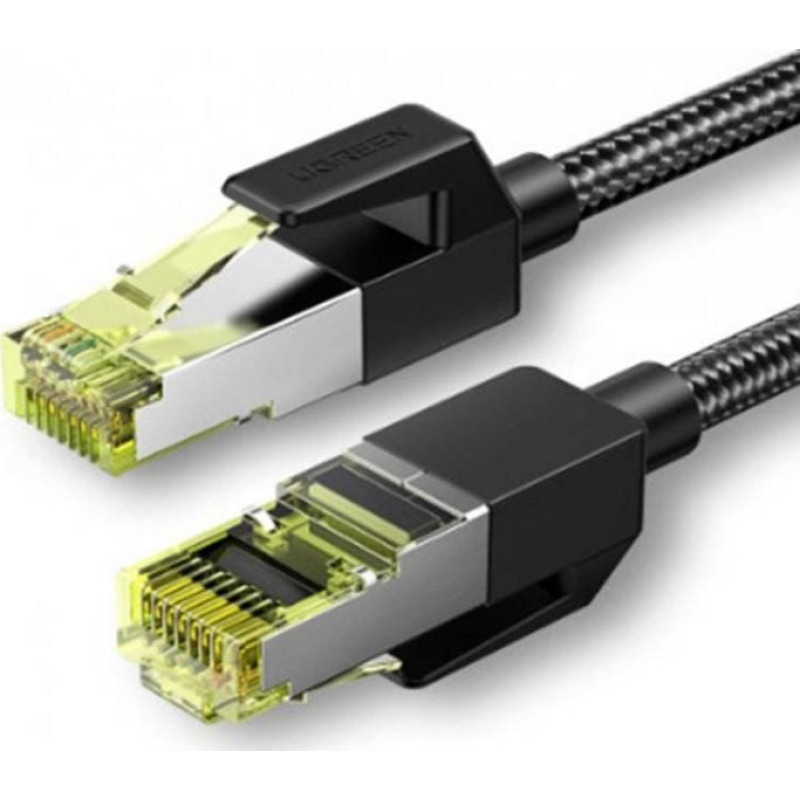 Ugreen UGREEN NW150 Network cable in braid, Ethernet RJ45, Cat.7, F/FTP, 2m (black)