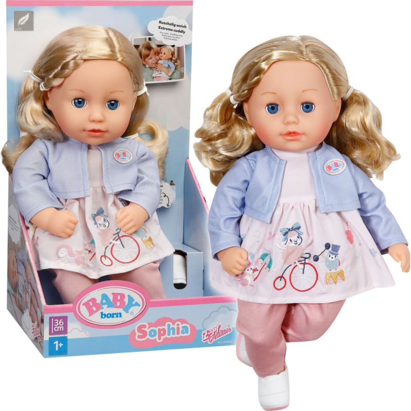 Zapf Creation BABY born Sophia Rose 36cm, beige doll