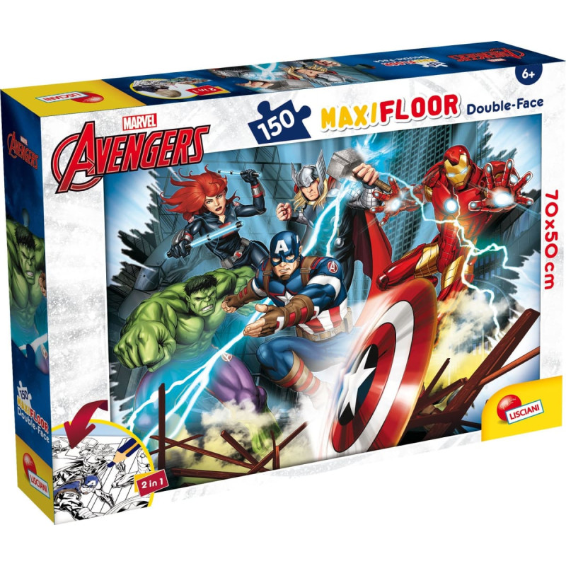 Lisciani LISTIAN MARVEL PUZZLE DF MAXI FLOOR 150 AVENGERS