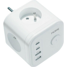 Tiross MORRE ROZGAŁĘZIACZ KOSTKOWY 3G,2xUSB,2xUSB-C