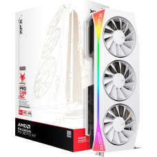 XFX Radeon RX 9070 XT OC Mercury RGB (white, RDNA4, GDDR6, 3x DisplayPort, 1x HDMI 2.1)