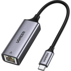 Ugreen USB adapter Ugreen USB-C adapter on RJ45 UGREEN aluminium, Gigabit Ethernet (grey)
