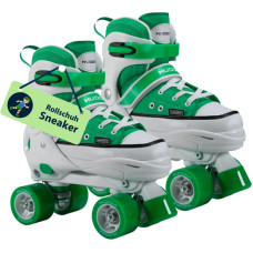 Hudora Roller Skates size 36-39, roller skates green/white, sneaker look