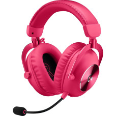 Logitech Gaming PRO X 2 LIGHTSPEED, gaming headset magenta, USB, 3.5 mm, Bluetooth