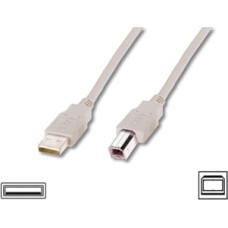 Logilink USB cable LogiLink USB-A - USB-B 3 m White (CU0008)