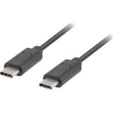 Lanberg USB cable Lanberg USB-C - USB-C 1.8 m Black (CA-CMCM-31CU-0018-BK)