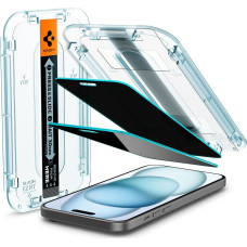 Spigen Spigen Glass tR EZ Fit (Privacy) 2 Pack, transparency - iPhone 15