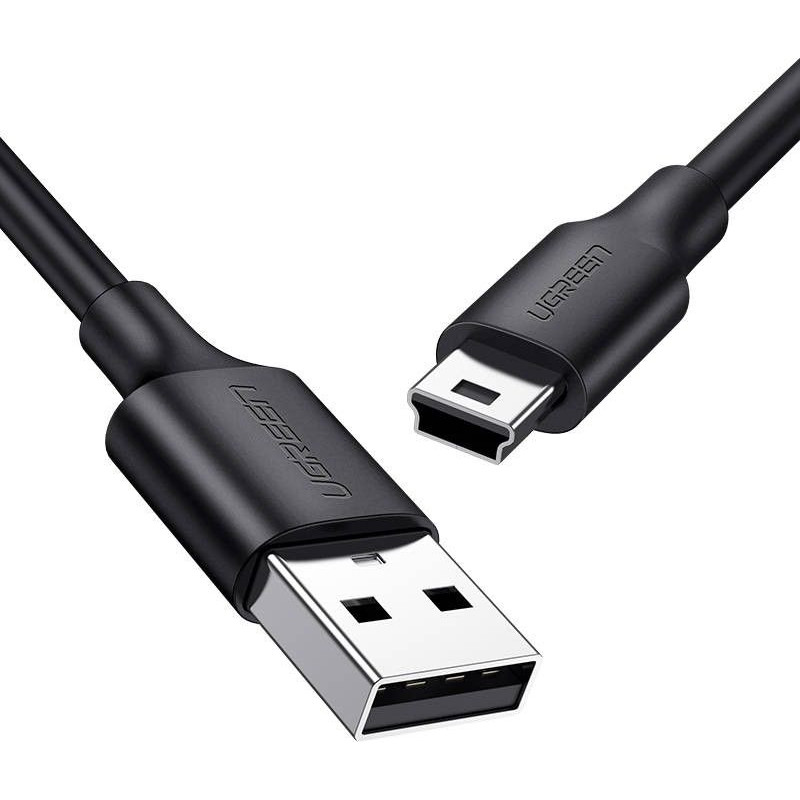 Ugreen USB cable Ugreen USB-A - miniUSB 0.5 m Black (UGR1137BLK)