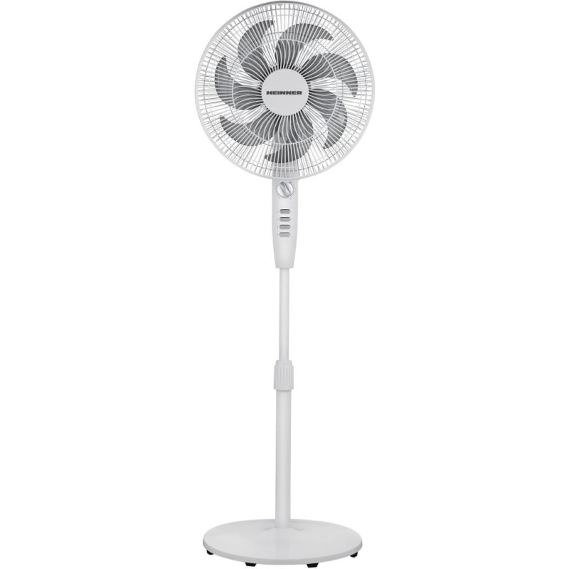 Stand fan with adjustable height 50W 85° 130cm HSF-M750M-WH HEINNER