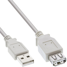 Inline USB cable InLine USB-A - USB-A 3 m Grey (34603L)