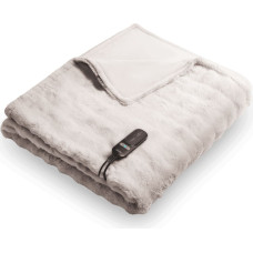 Duux Yentl Heated Overblanket, 200 x 200 cm | DXOB12 | Number of heating levels 9 | Number of persons 1 | Washable | Remote control | Premium faux fur | 200 W | Bubble Gray