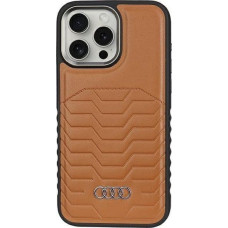 Audi Audi Synthetic Leather MagSafe iPhone 14 Pro Max 6.7" brazowy/brown hardcase AU-TPUPCMIP14PM-GT/D3-BN