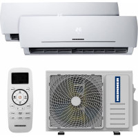 Air conditioner MULTISPLIT 2 x 12000BTU, outdoor 18000BTU HACMS-HS181212WH++ HEINNER