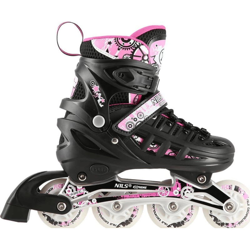 Nils Extreme Rolki Nils Extreme NH10905 z wymienną płozą regulowane czarne r. 39-42