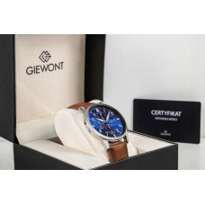 Giewont Zegarek Giewont Zegarek Męski Chronograph Sapphire Brązowo-Niebieski GW5630-A6