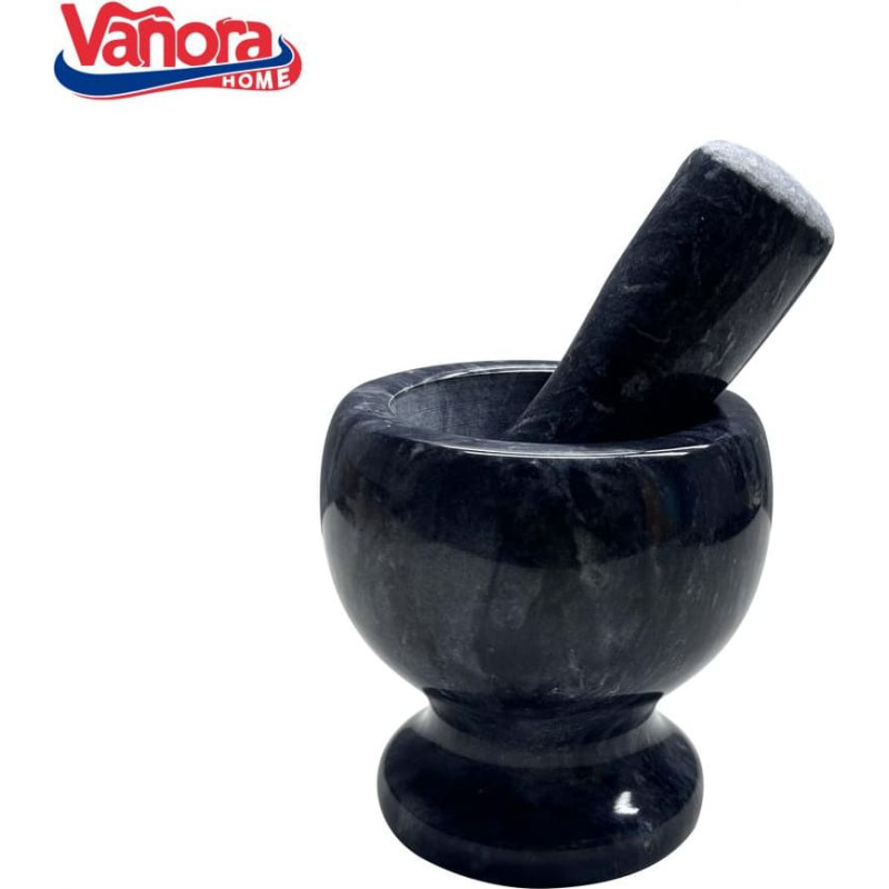 Marble mortar and pestle Ø 9.5cm black VN-YMJ-M95N VANORA