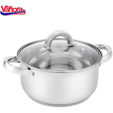 Pot stainless steel with teflon coating 3.9L 20x10.5 cm VN-HJ-39L, VANORA