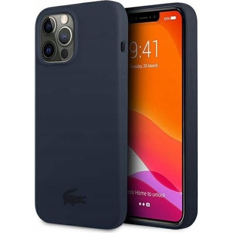 Lacoste Etui Lacoste do iPhone 13 Pro / 13 6,1" granatowy/navy hardcase Silicone