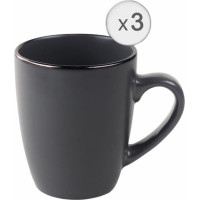 Ceramic mugs set of 3pcs 354ml CALYPSO HR-WDF-G3543 HEINNER