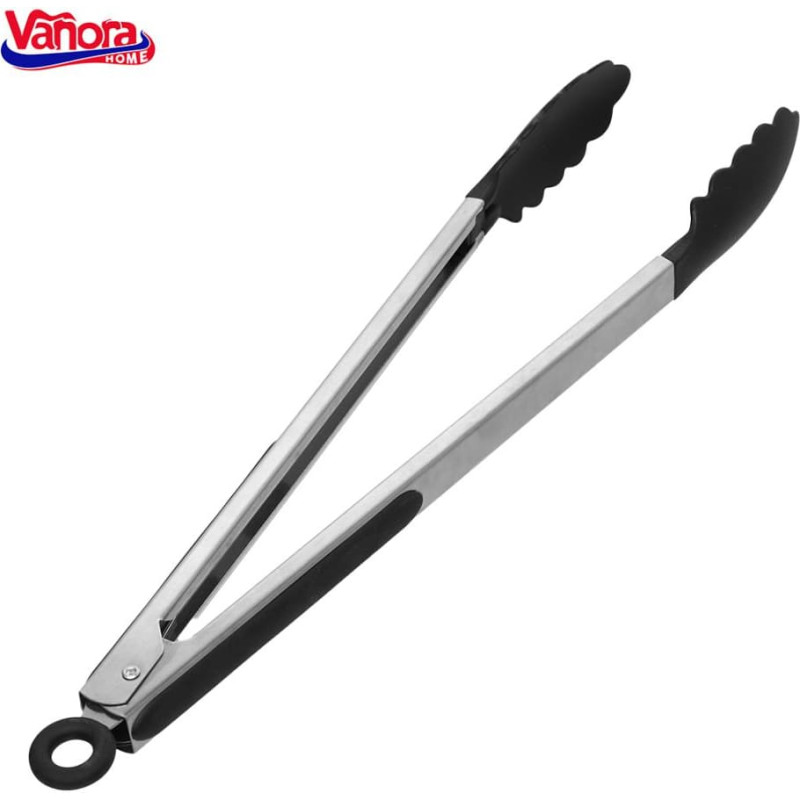 Serving tongs metal with silicone tips 39x3.7cm VN-JN-C39 VANORA