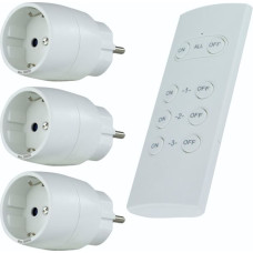 REV Radio Switch Set 3 + 1 compact white