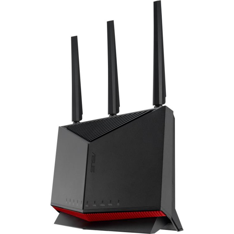 Asus Wireless Router|ASUS|6800 Mbps|Mesh|Wi-Fi 5|Wi-Fi 6|Wi-Fi 6e|Wi-Fi 7|IEEE 802.11a|IEEE 802.11b|IEEE 802.11g|IEEE 802.11n|IEEE 802.11ac|IEEE 802.11ax|USB 2.0|3x2.5GbE|LAN \ WAN ports 2|Number of antennas 4|RT-BE86U