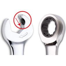 Sata KLUCZ PŁASKO-OCZKOWY  11mm Z PODWÓJNĄ GRZECHOTKĄ