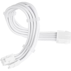 Silverstone Technology SilverStone power supply extension cable SST-PP07E-PCI8W-V2, PCIe 8pin (6+2) (white, 30cm)