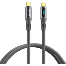 Remax Cable USB-C USB-C Remax Zisee, RC-C032, 1,2m, 100W, (grey)