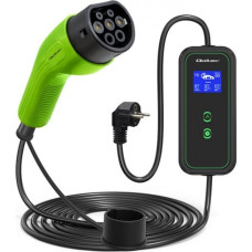 Qoltec Mobile charger for EV 2 in 1 type2, 3.5kW