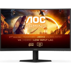 AOC Monitor C27G4ZXE 27 cali Curved Fast VA 280Hz HDMIx2 DP