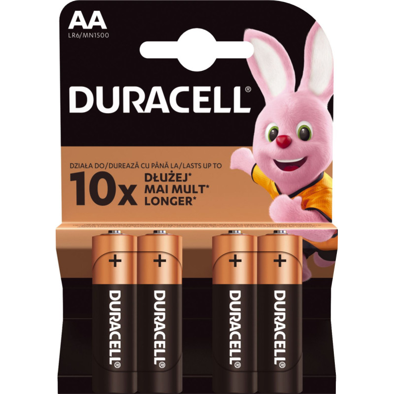 Duracell Battery Basic AA / R6 1500mAh 4 pcs.