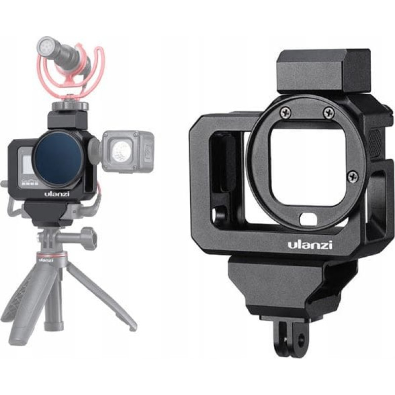 Ulanzi Frame / Aluminium Box + 3x Adapter for Gopro 8 Black