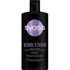 Syoss Blonde & Silver shampoo against yellow tone
